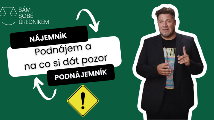 Podnájem a na co si dát pozor